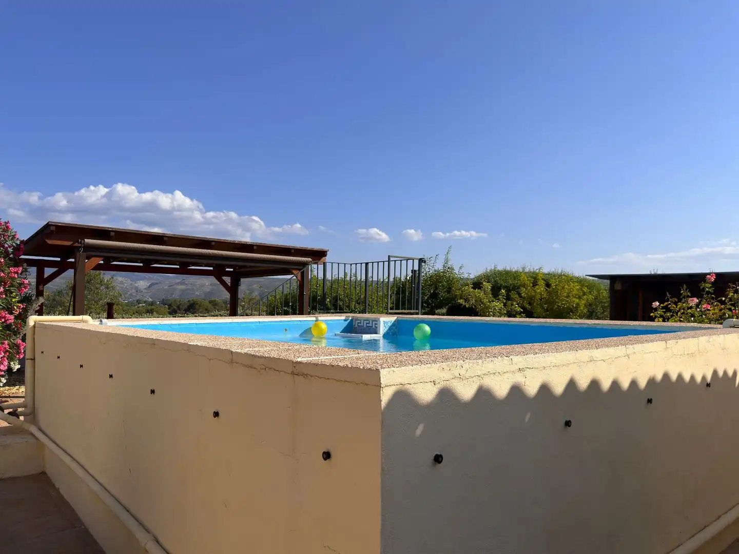 Swimming pool of Houses for sale in Ontinyent  with Air Conditioner, Heating and Storage room