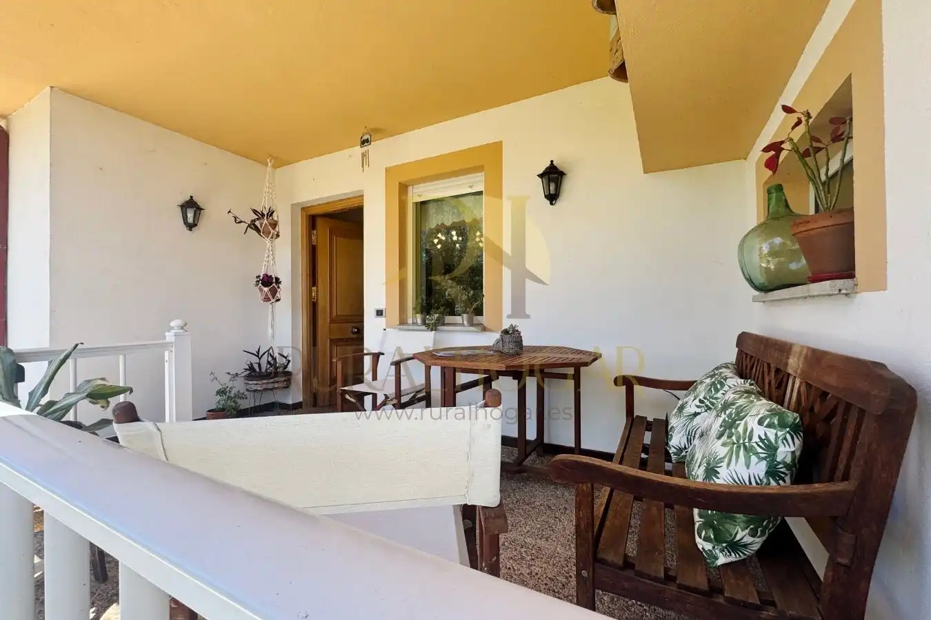 Terraza de Casa o chalet en venta en Santovenia de la Valdoncina con Calefacción, Jardín privado y Parquet
