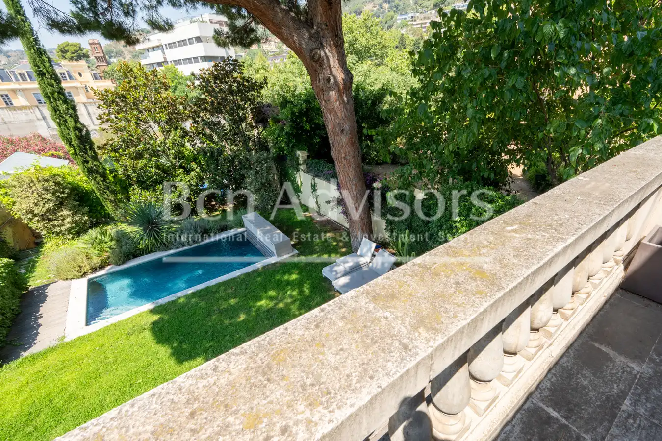 Jardí de Casa o xalet de lloguer en Barcelona amb Aire condicionat, Calefacció i Jardí privat
