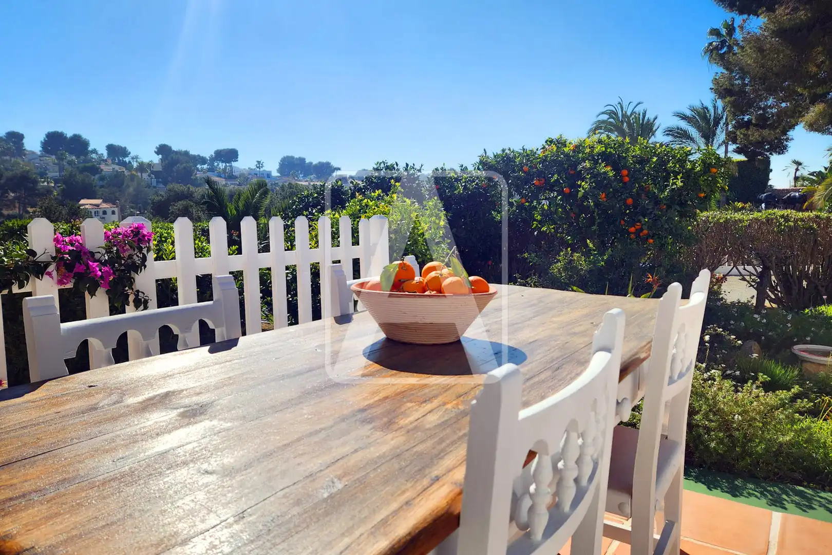 Terrassa de Casa adosada en venda en Benissa amb Aire condicionat, Calefacció i Jardí privat