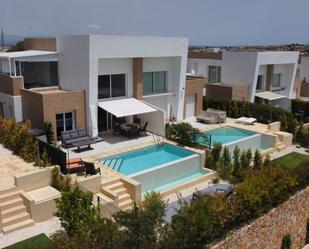 Swimming pool of Single-family semi-detached for sale in Algorfa  with Air Conditioner, Terrace and Swimming Pool