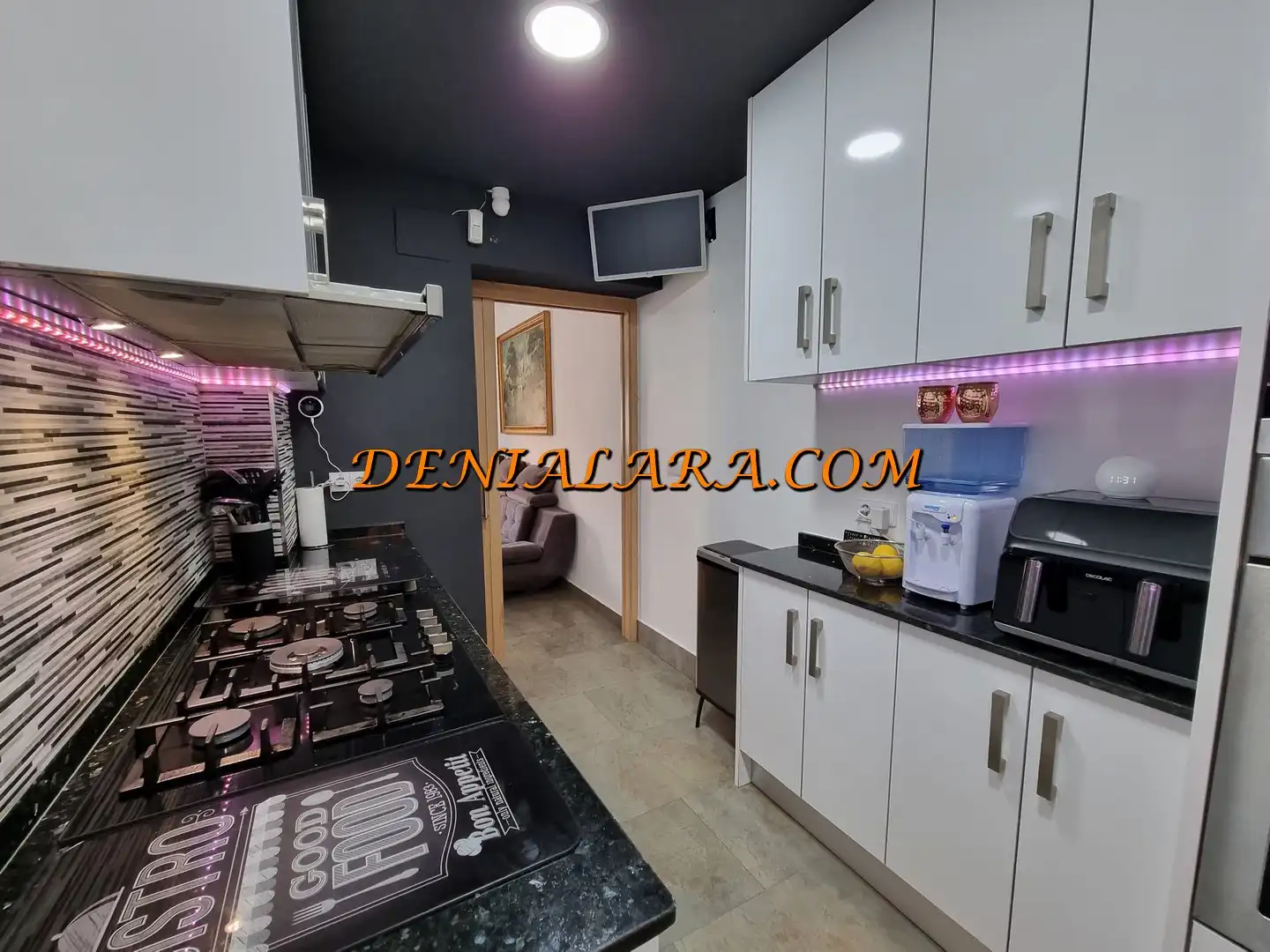 Kitchen of Flat for sale in Dénia  with Air Conditioner, Heating and Furnished