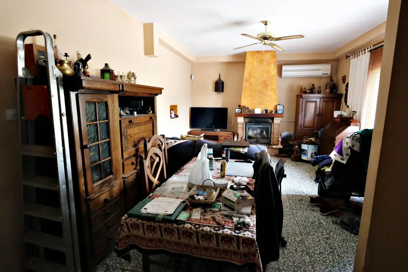 Sala de estar de Casa o chalet en venta en Chinchón con Aire acondicionado, Calefacción y Jardín privado