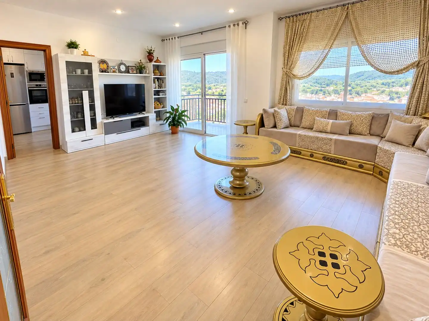 Living room of Flat for sale in Arbúcies  with Air Conditioner, Terrace and Balcony
