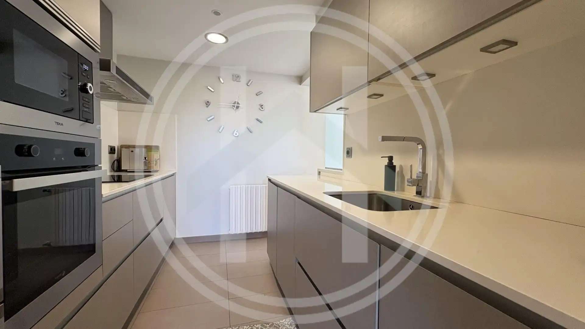 Kitchen of Flat for sale in Granollers  with Heating, Parquet flooring and Balcony