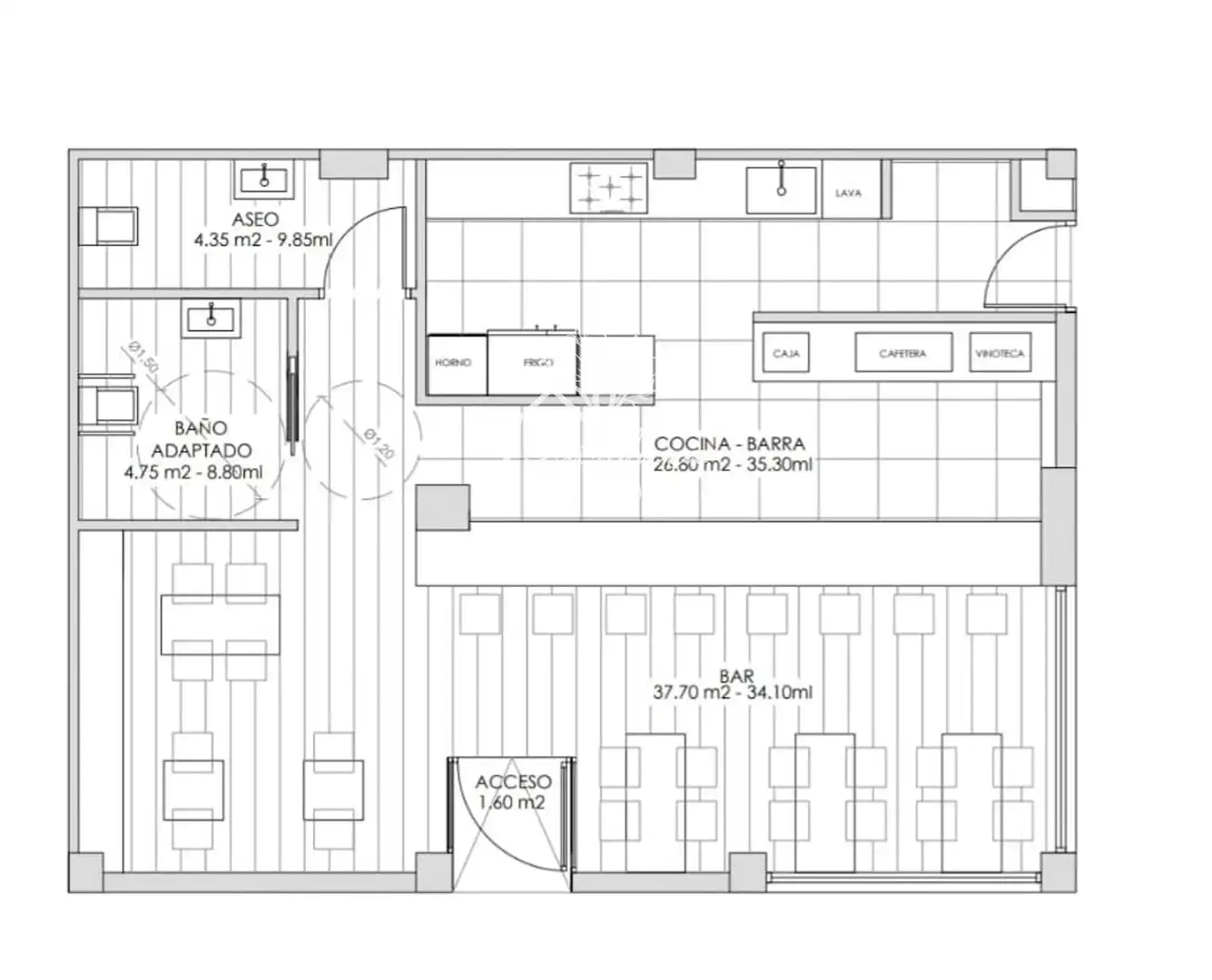 Local comercial en venta en Porta Nova, imagen 35