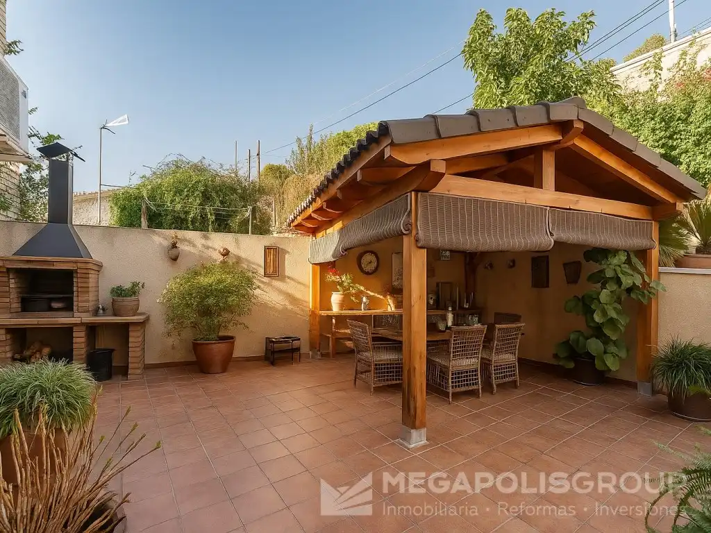 Terraza de Casa o chalet en venta en Sant Vicenç Dels Horts con Jardín privado, Terraza y Piscina