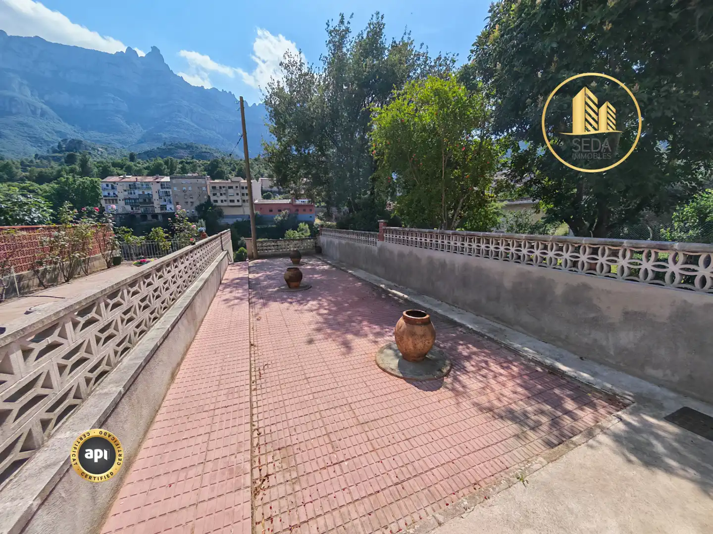 Terraza de Casa adosada en venta en Monistrol de Montserrat con Aire acondicionado, Calefacción y Terraza