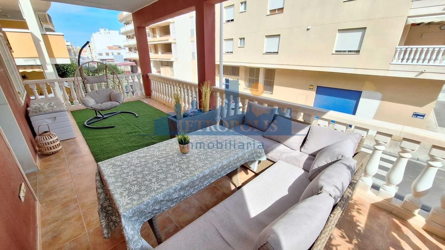 Terrace of Flat for sale in Moncofa  with Terrace and Furnished
