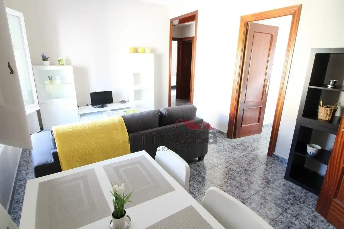 Living room of Flat for rent in Granada  with Air Conditioner, Heating and Furnished