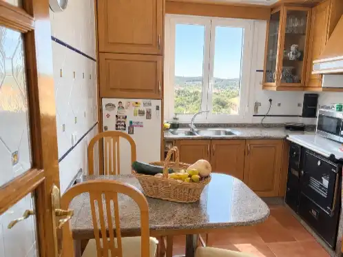 Cuina de Casa o xalet en venda en Chantada amb Calefacció, Jardí privat i Parquet