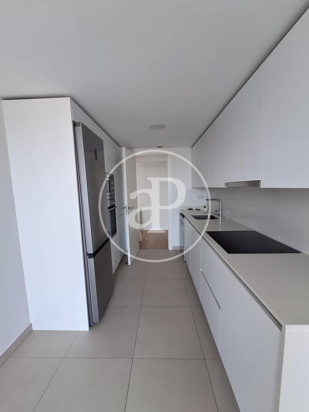 Kitchen of Flat for sale in  Valencia Capital  with Air Conditioner, Heating and Private garden