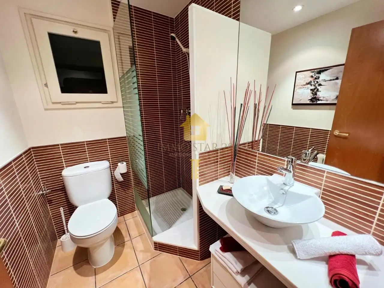 Bany de Casa o xalet en venda en La Bisbal d'Empordà amb Aire condicionat, Jardí privat i Terrassa
