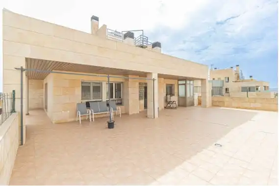 Terraza de Ático en venta en Torre-Pacheco con Aire acondicionado, Amueblado y Horno