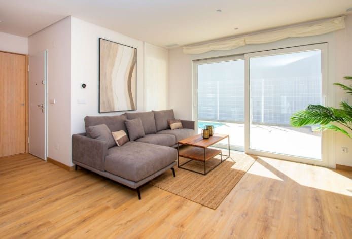 Living room of House or chalet for sale in Alicante / Alacant  with Air Conditioner, Private garden and Storage room