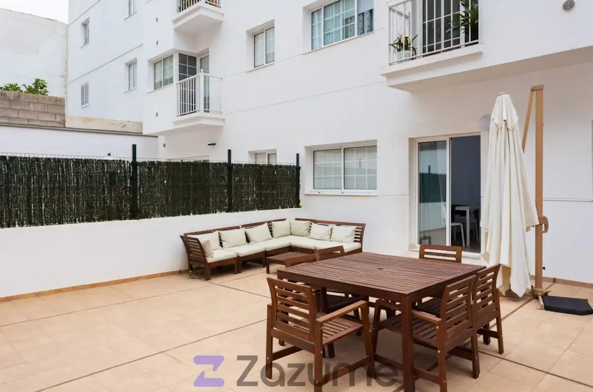 Terrace of Flat for rent in Guía de Isora  with Air Conditioner, Heating and Terrace