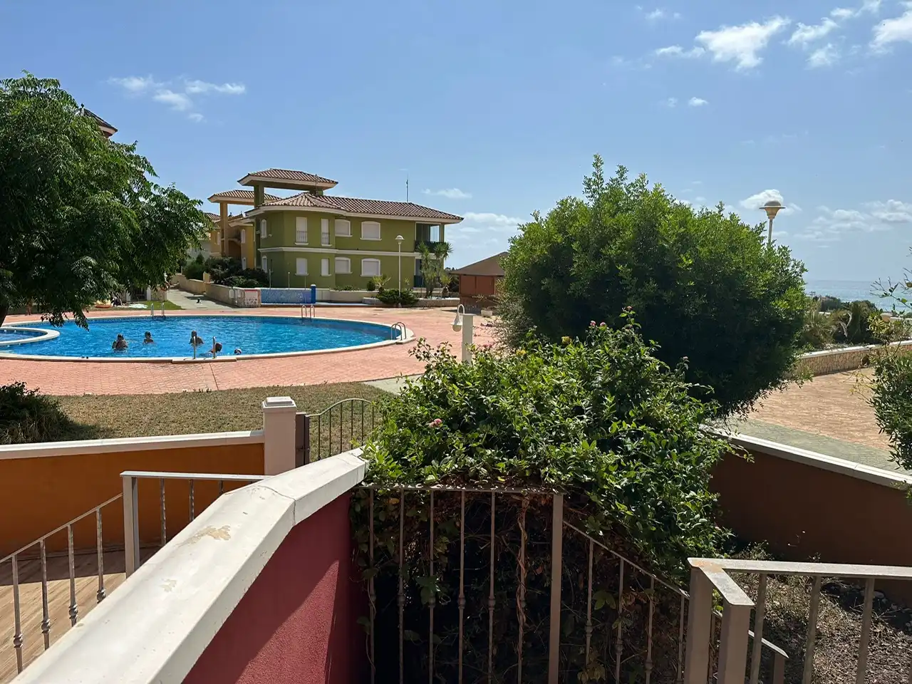 Swimming pool of Apartments for sale in Peñíscola / Peníscola  with Air Conditioner, Heating and Private garden