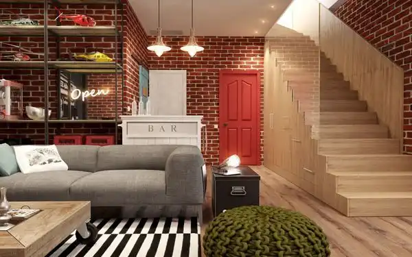Sala de estar de Dúplex en venta en Brunete con Aire acondicionado, Calefacción y Jardín privado