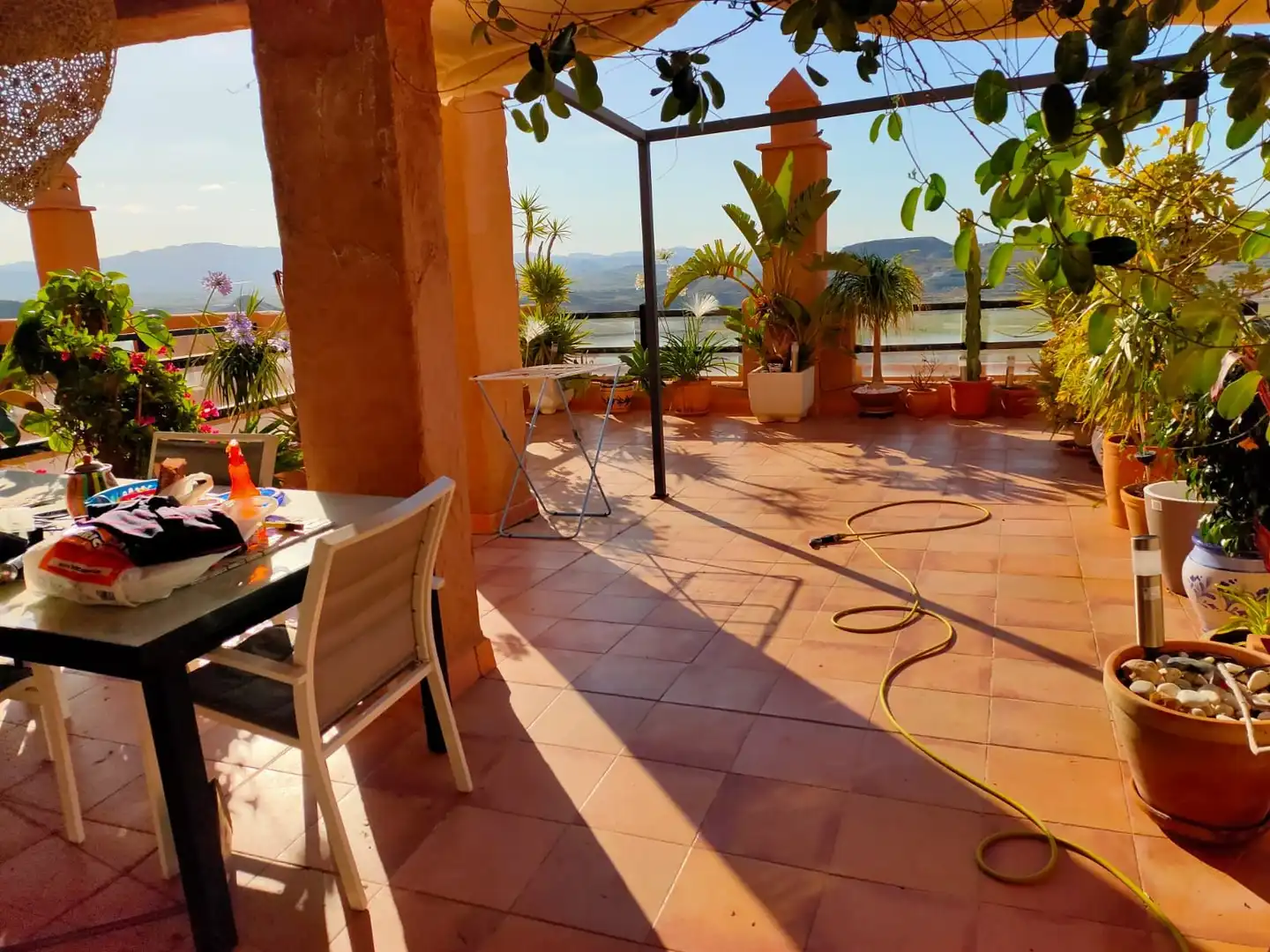 Terrasse von Wohnungen zum Verkauf in Mojácar mit Klimaanlage, Heizung und Terrasse