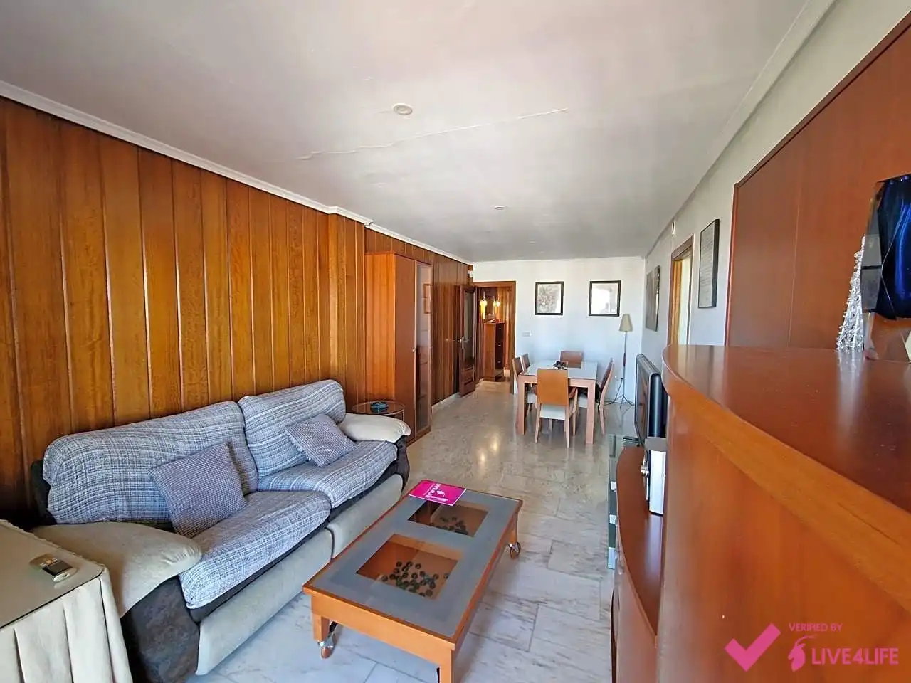 Sala de estar de Piso de alquiler en  Sevilla Capital con Aire acondicionado, Calefacción y Terraza