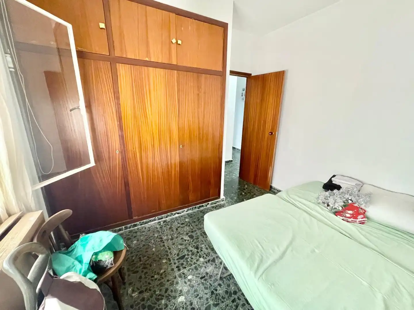 Dormitori de Apartament de lloguer en San Javier amb Terrassa, Moblat i Forn
