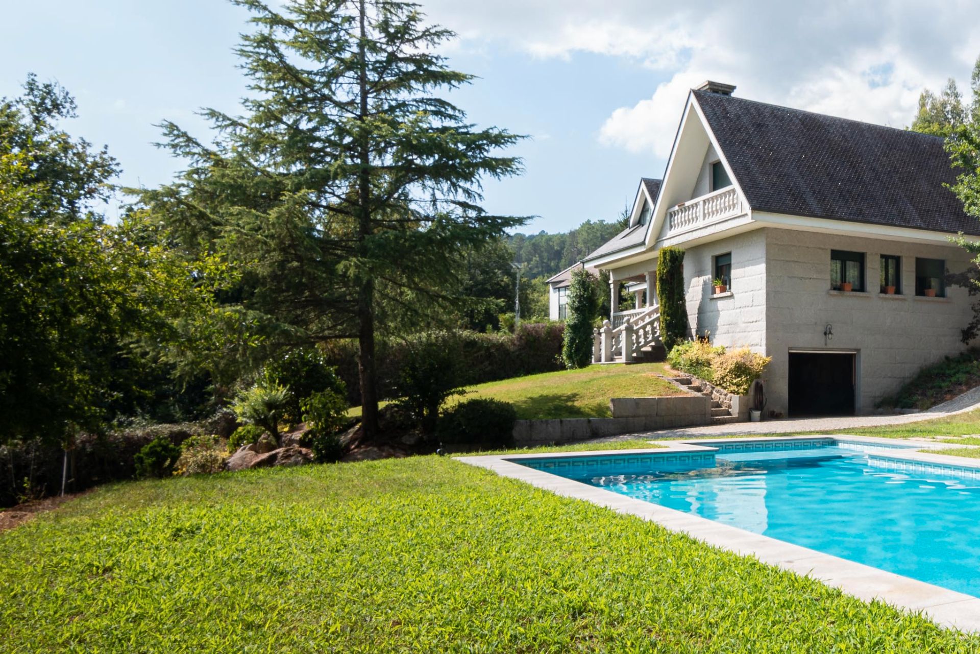 Exterior view of House or chalet for sale in Ponteareas  with Private garden, Terrace and Swimming Pool