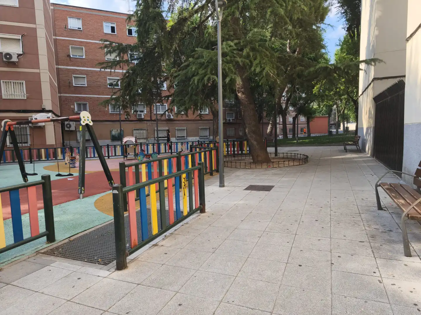 Vista exterior de Piso en venta en Móstoles con Aire acondicionado, Parquet y Amueblado