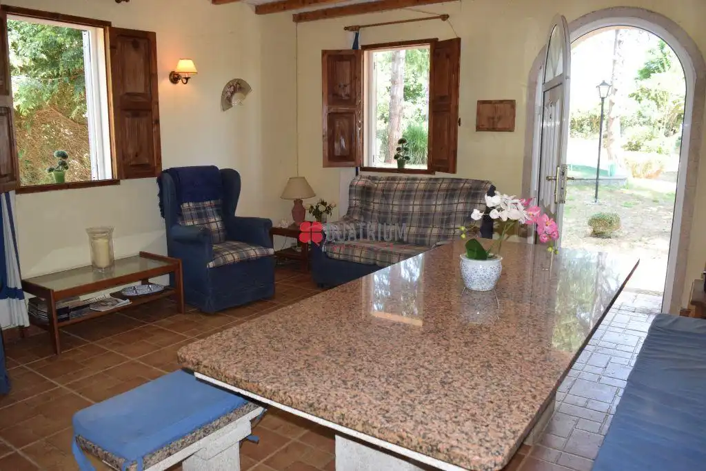 Sala de estar de Casa o chalet en venta en A Estrada  con Jardín privado y Piscina
