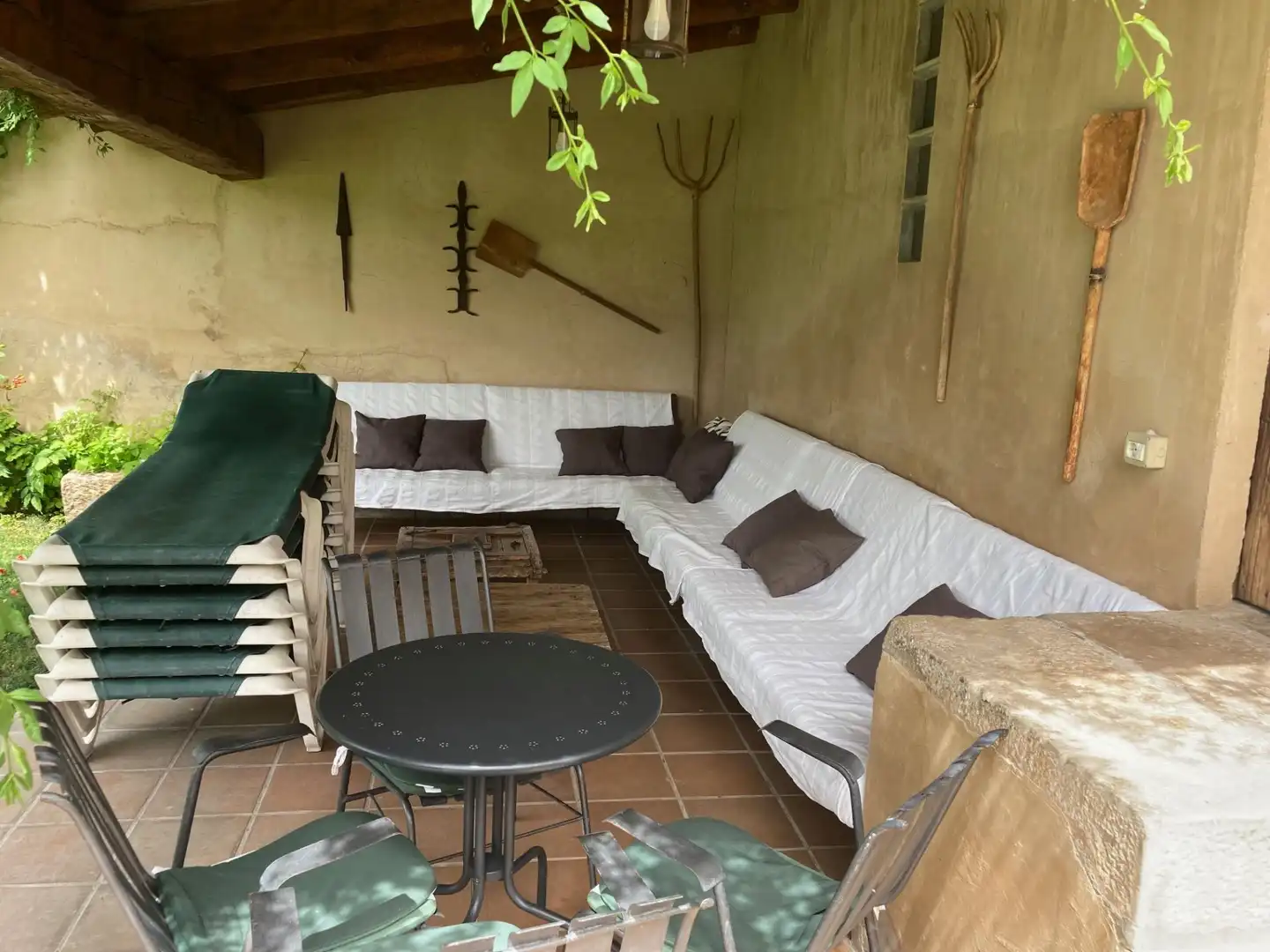 Terrassa de Casa o xalet en venda en Vilanova de Bellpuig amb Calefacció, Jardí privat i Piscina