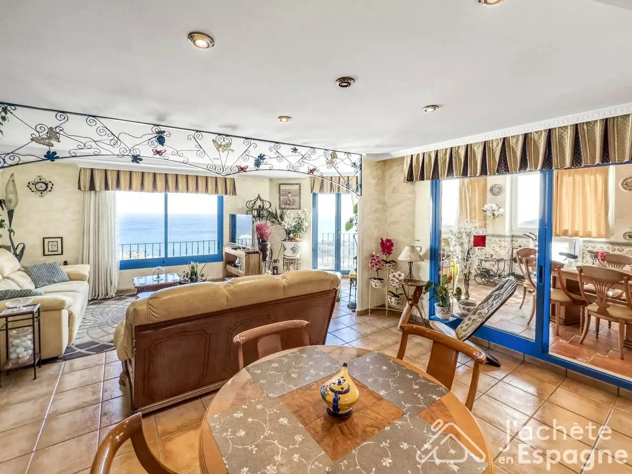 Sala de estar de Dúplex en venta en Peñíscola / Peníscola con Aire acondicionado, Terraza y Trastero