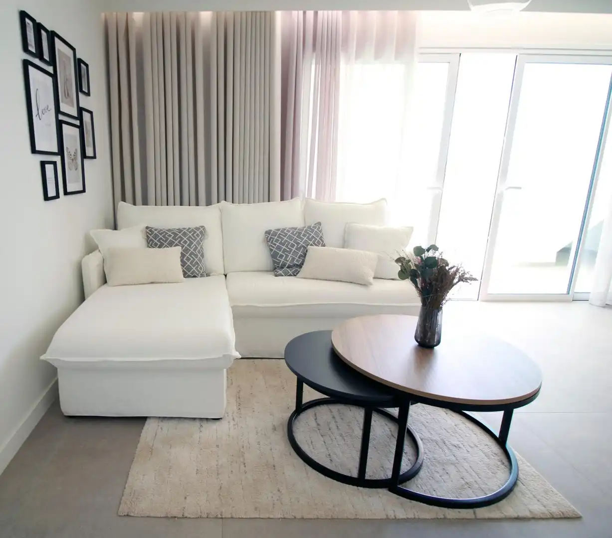 Sala de estar de Casa o chalet en venta en Pilar de la Horadada con Jardín privado, Terraza y Piscina comunitaria
