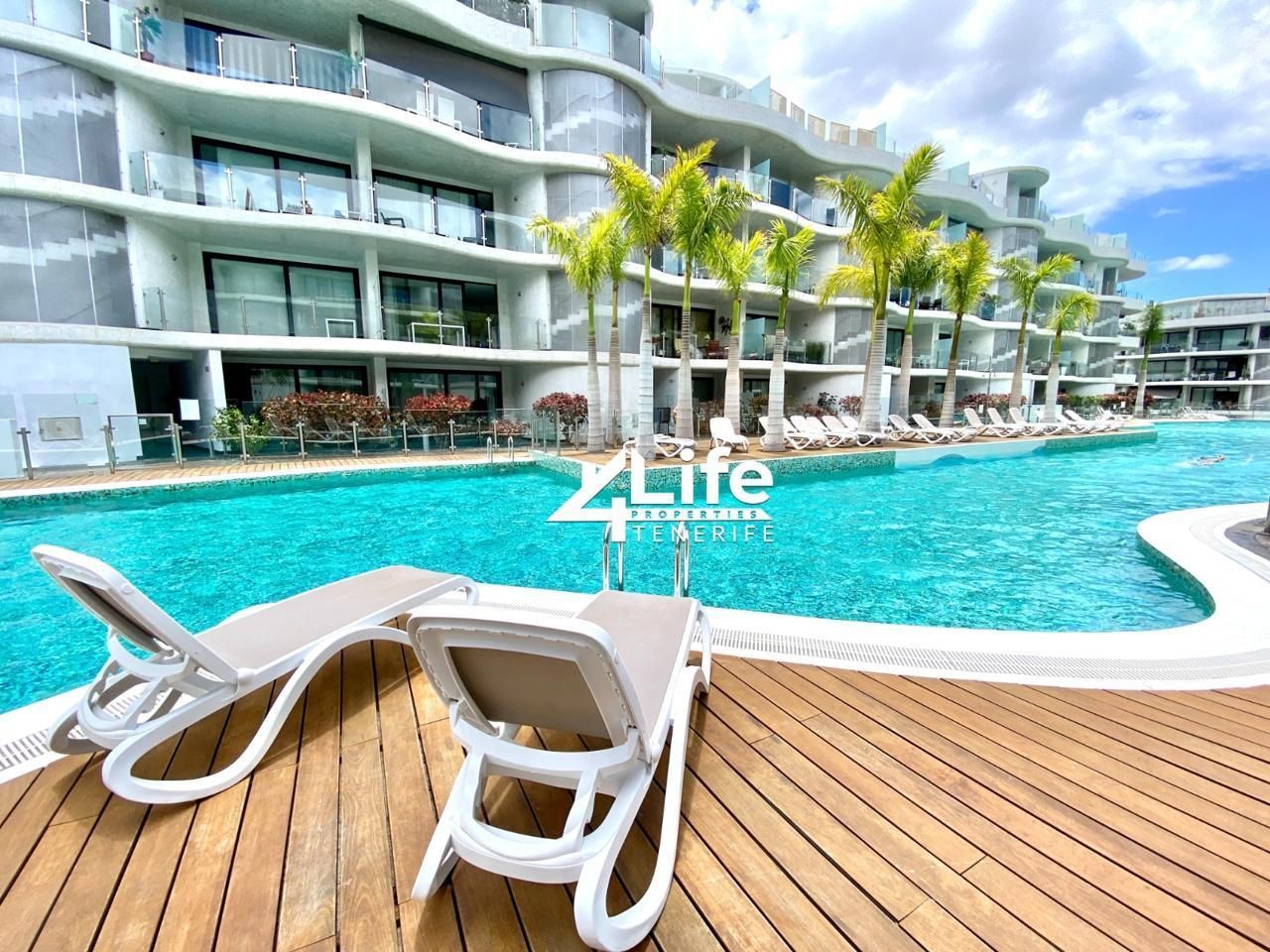 Swimming pool of Planta baja to rent in Arona  with Air Conditioner and Terrace