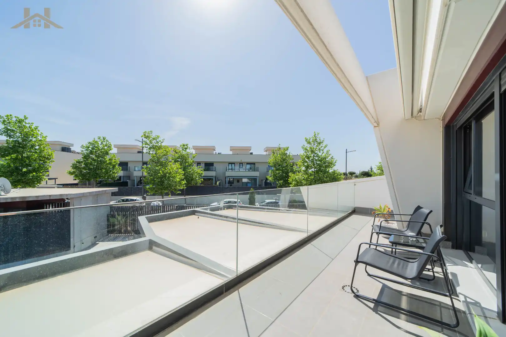 Terrassa de Casa o xalet en venda en Boadilla del Monte amb Calefacció, Jardí privat i Parquet