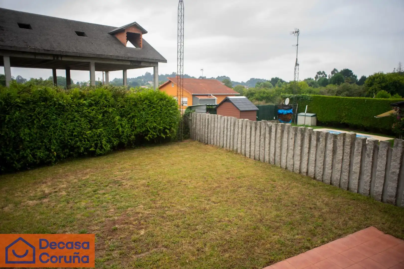 Terraza de Casa o chalet de alquiler en Oleiros con Calefacción, Parquet y Terraza