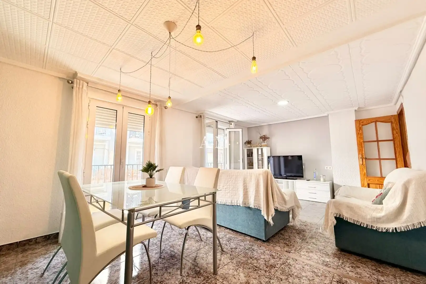 Living room of Flat for rent in Elche / Elx  with Terrace, Furnished and Washing machine