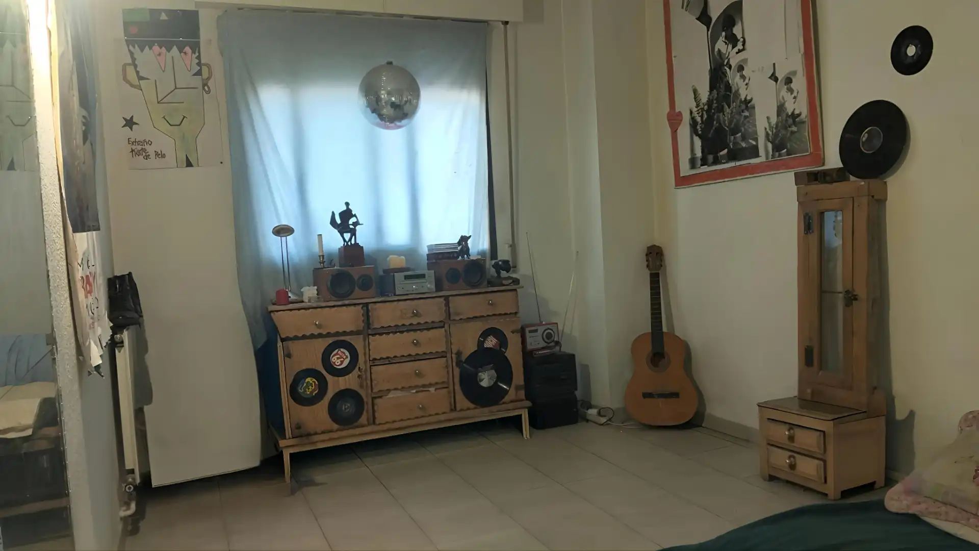 Bedroom of Flat for sale in Madrid  with Heating, Terrace and Furnished