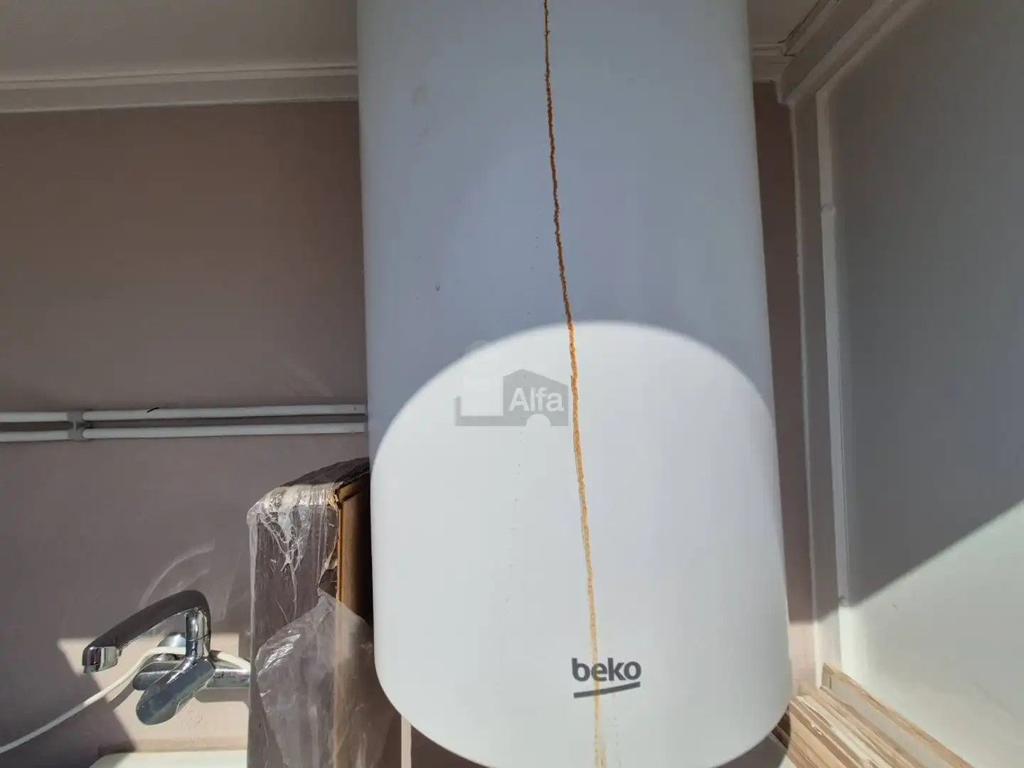 Exterior view of Attic for rent in Valencia  with Air Conditioner, Parquet flooring and Terrace