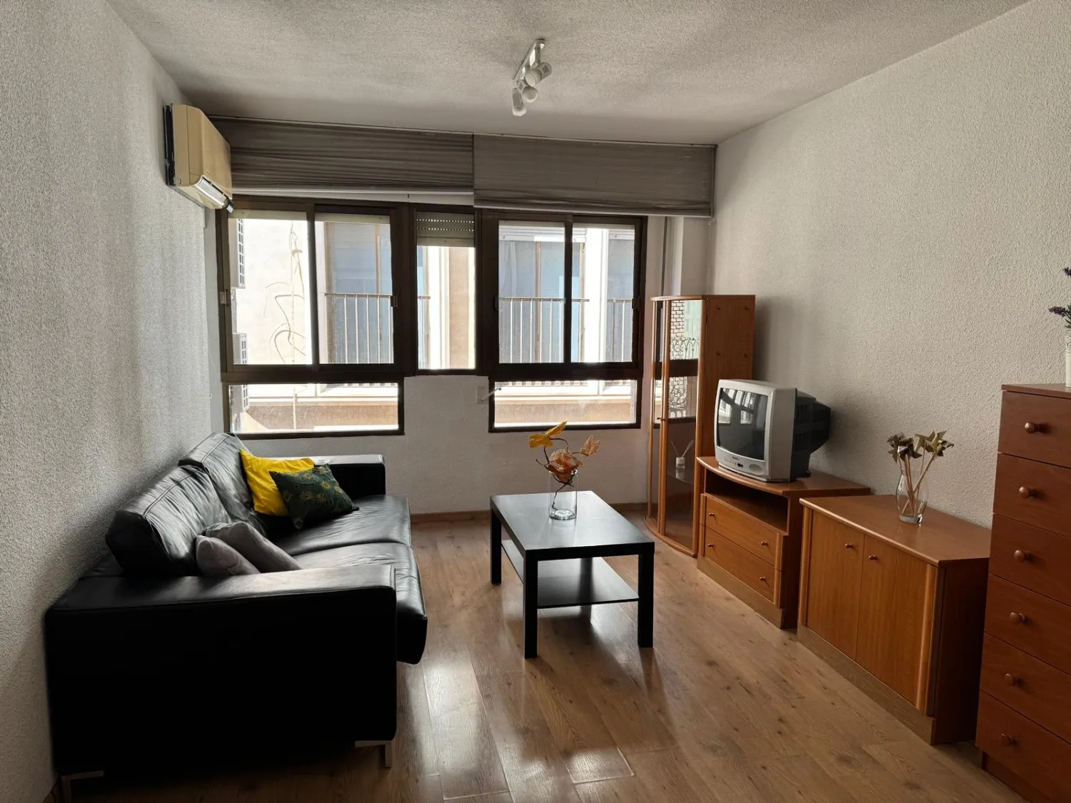 Living room of Apartment to rent in  Murcia Capital  with Air Conditioner, Heating and Furnished