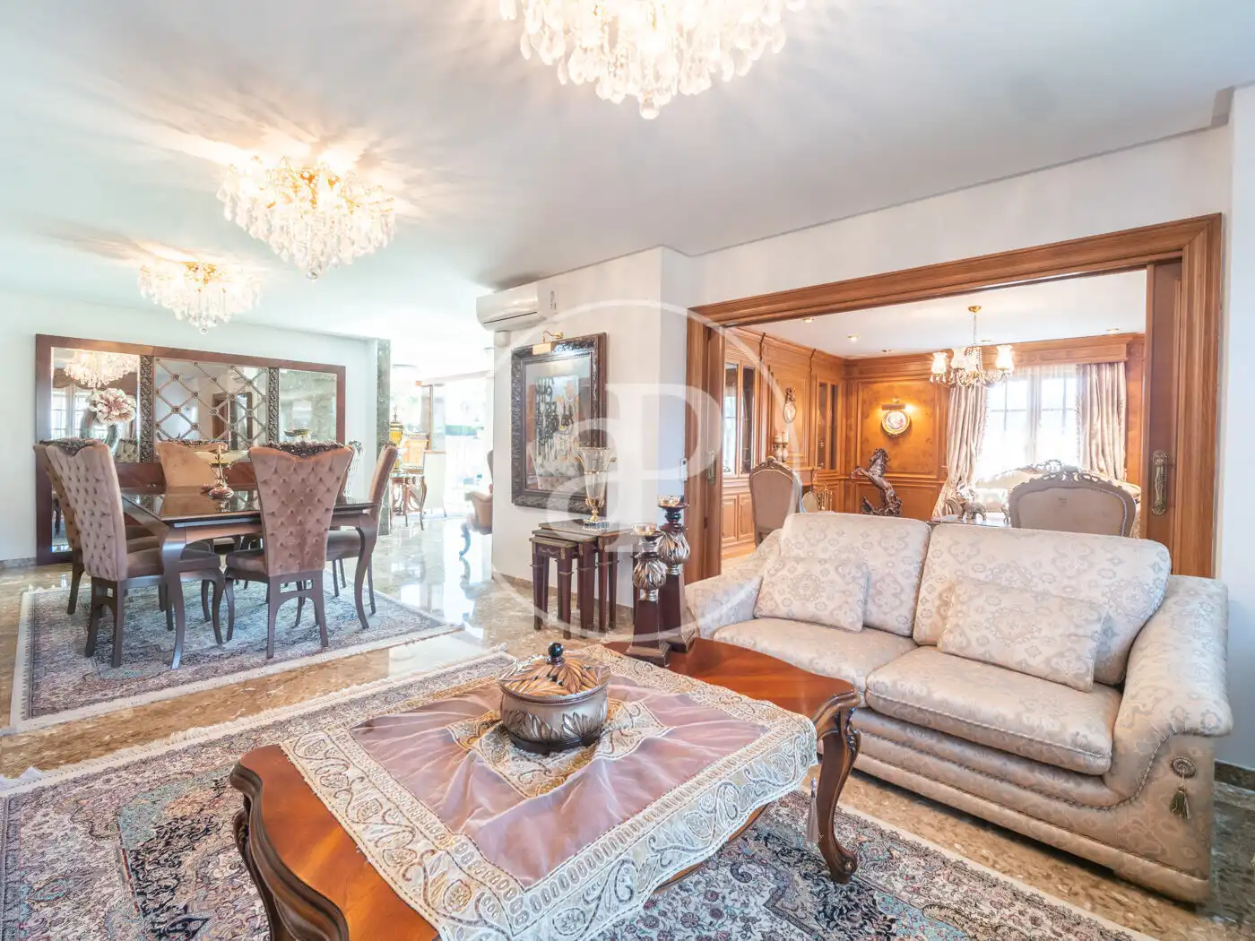 Sala de estar de Casa o chalet en venta en Godella con Aire acondicionado, Calefacción y Jardín privado