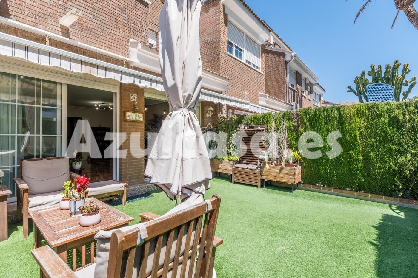 Garden of Single-family semi-detached for sale in Alicante / Alacant  with Air Conditioner, Heating and Terrace