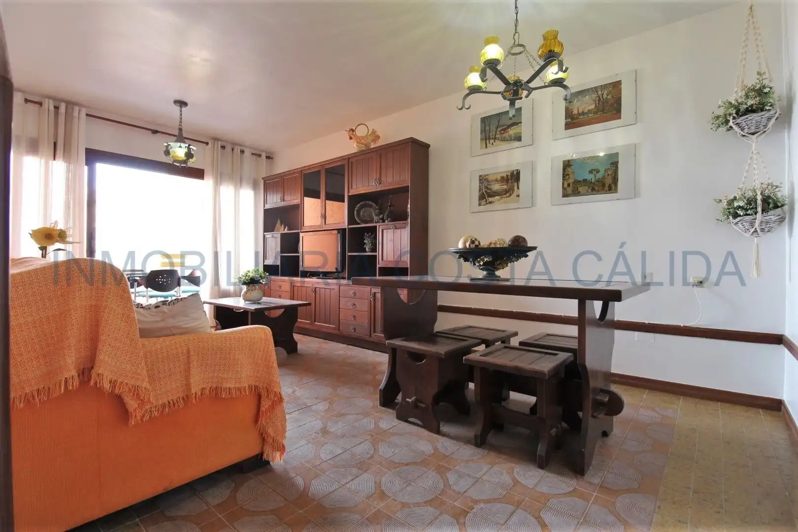 Living room of Flat for sale in Águilas  with Terrace and Furnished
