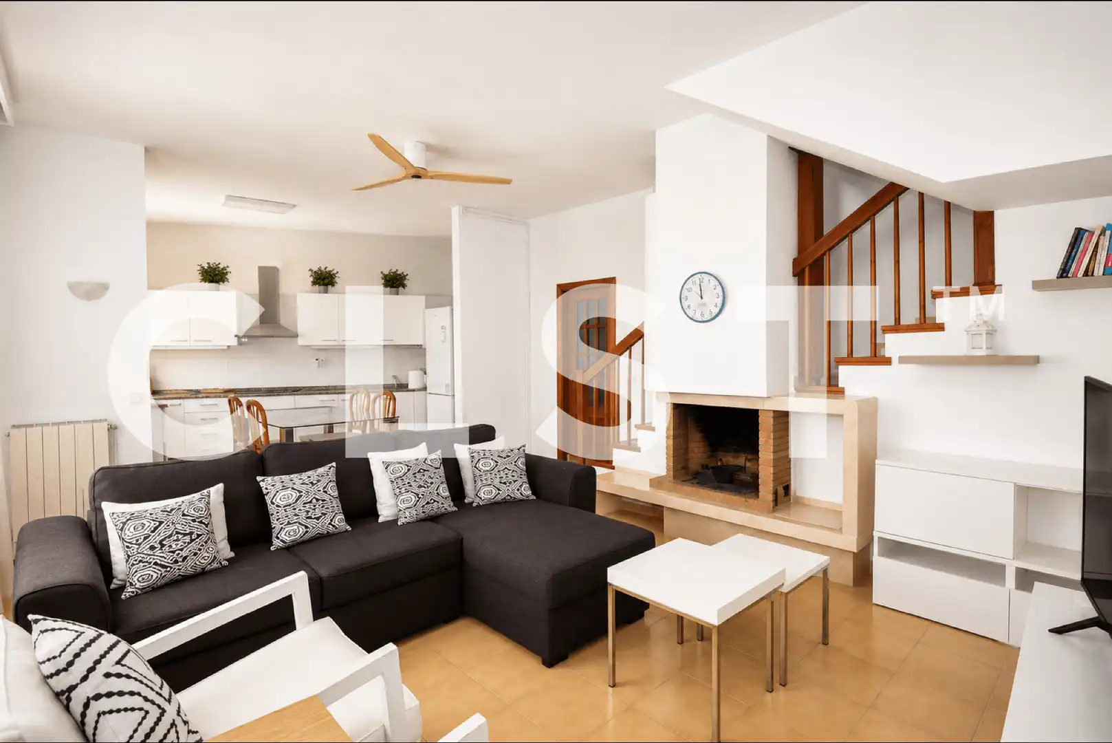 Living room of Houses for rent in Cubelles  with Air Conditioner, Heating and Private garden