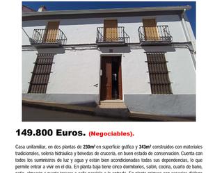 Exterior view of Single-family semi-detached for sale in Cabeza la Vaca  with Balcony