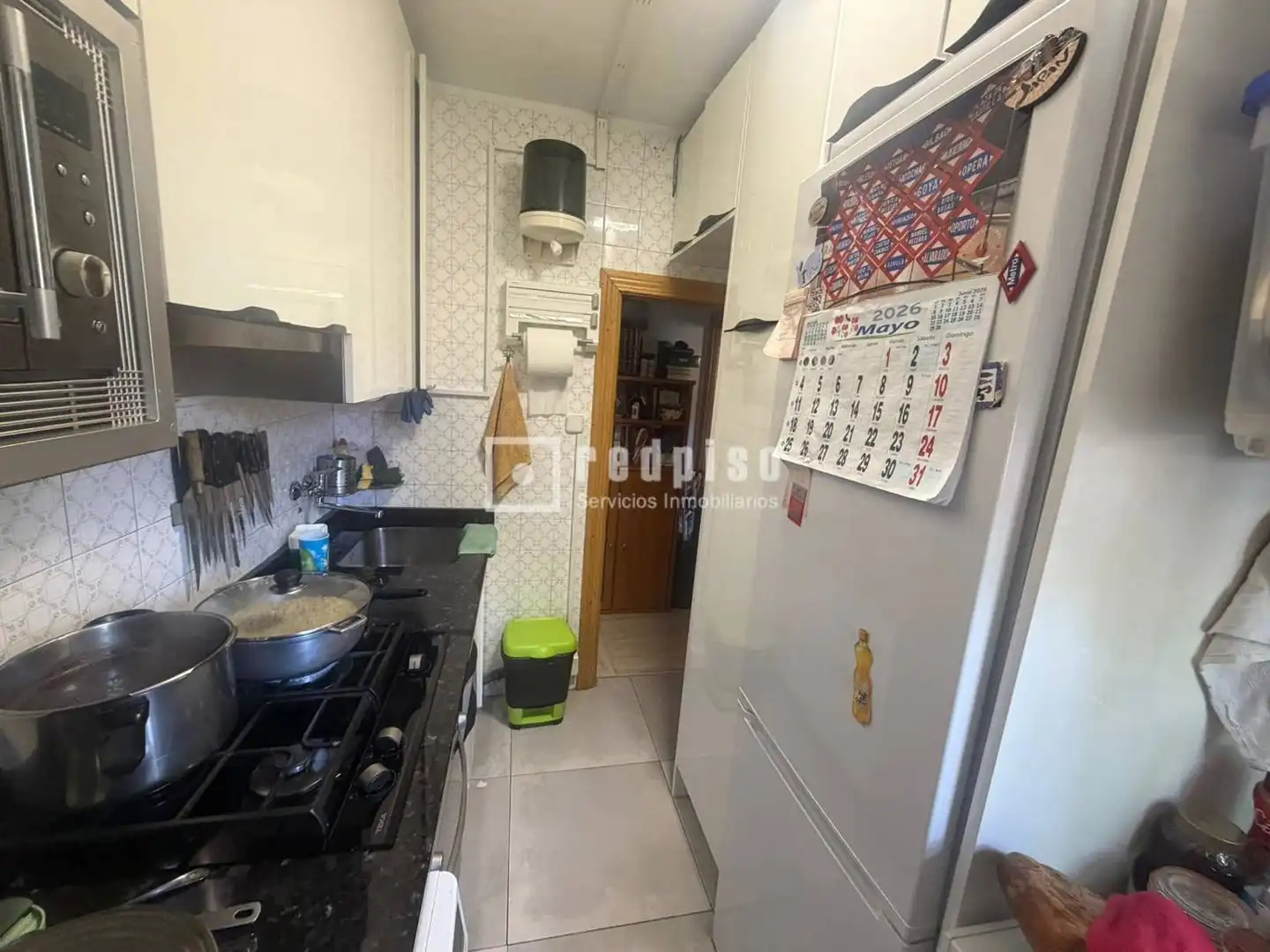 Küche von Wohnung zum Verkauf in Madrid mit Klimaanlage und Heizung