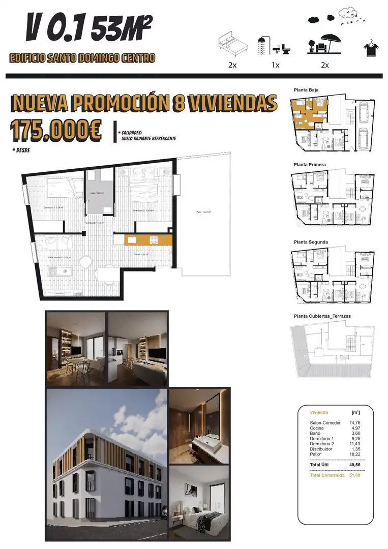 Apartament en venda en Badajoz amb Aire condicionat i Calefacció