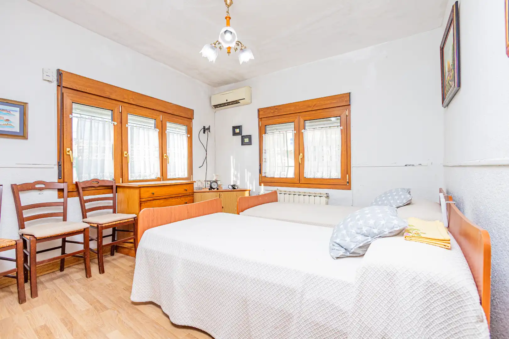 Dormitori de Casa o xalet en venda en Moralzarzal amb Calefacció, Parquet i Moblat