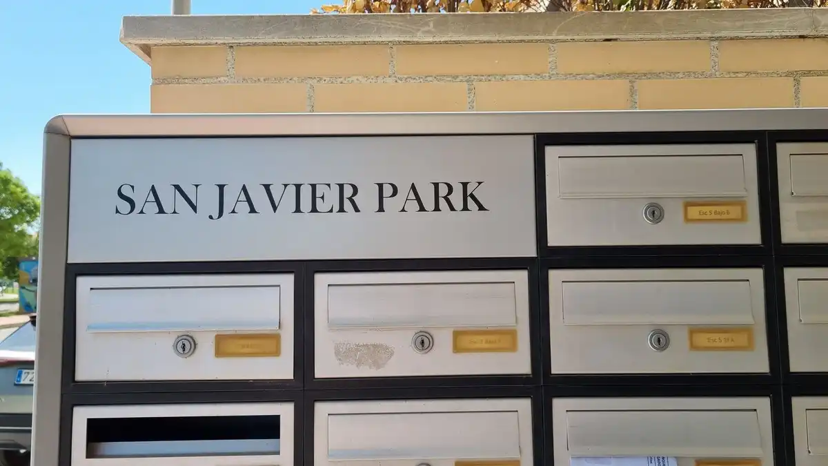 Parking of Apartments for sale in San Javier  with Air Conditioner and Community pool