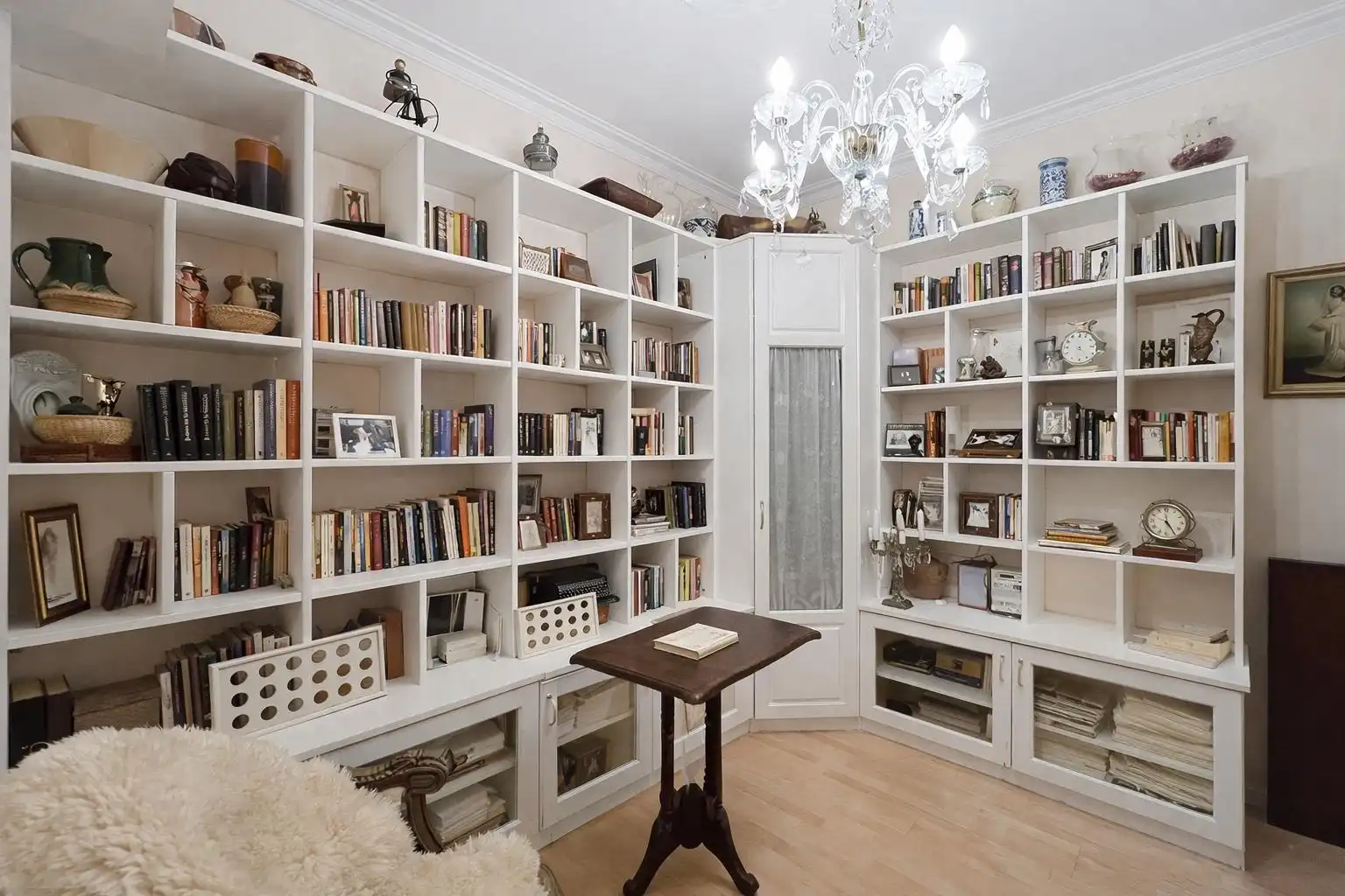 Sala de estar de Apartamento en venta en Barcelona con Calefacción, Parquet y Amueblado