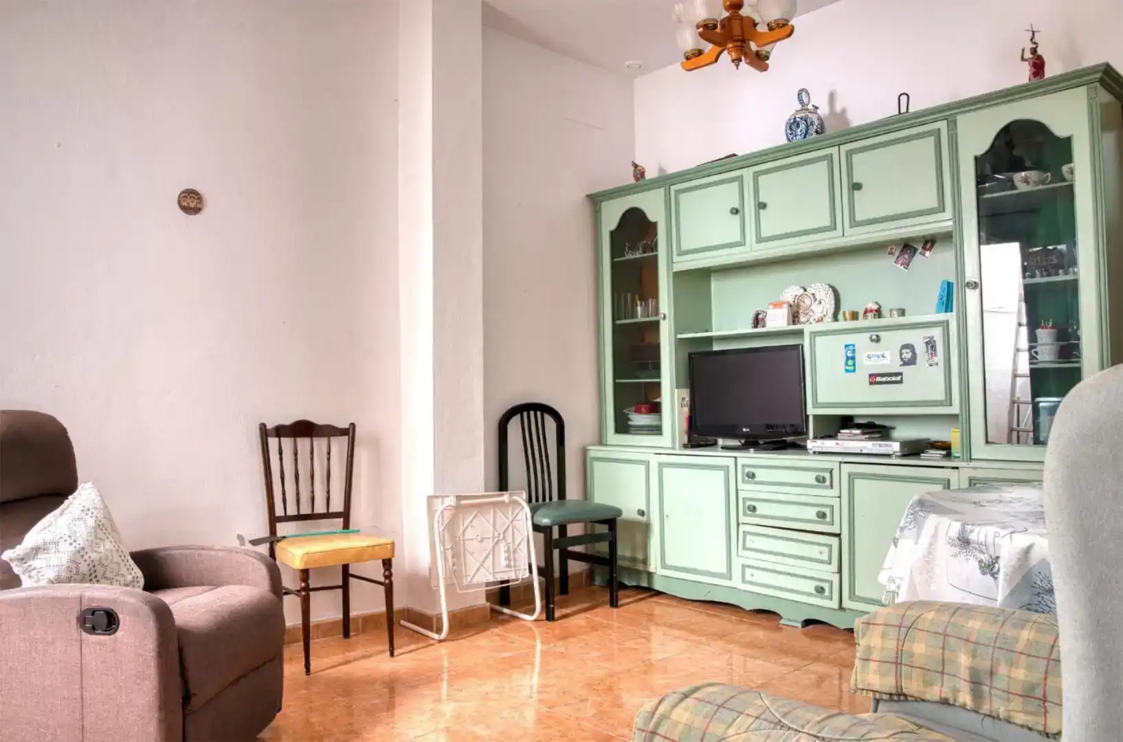 Sala de estar de Casa o chalet en venta en Estepona con Aire acondicionado y Balcón