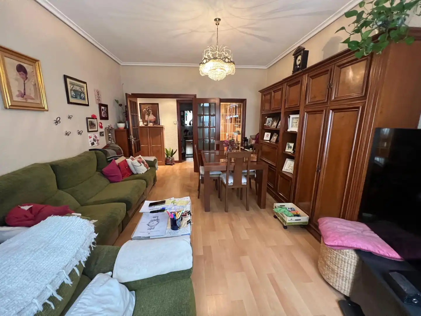 Sala de estar de Piso en venta en  Logroño con Calefacción y Amueblado